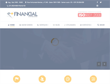 Tablet Screenshot of financialnet.com.br